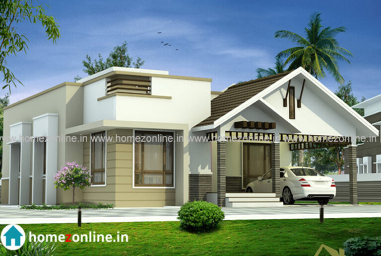 modern single storey home