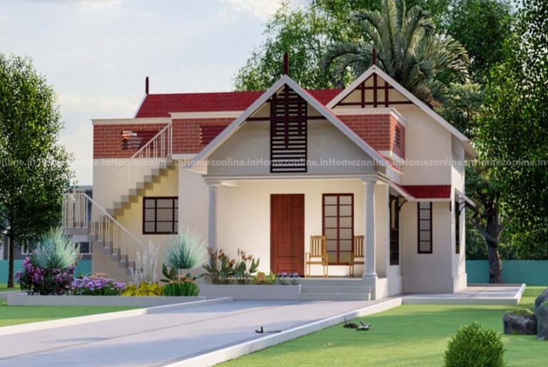 2 bhk simplex home with fine exterior