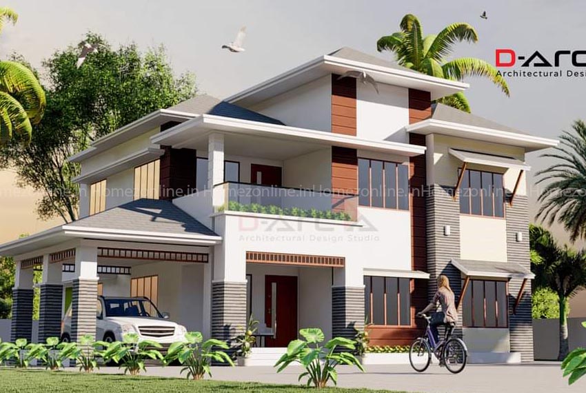 2200 sq ft duplex home design