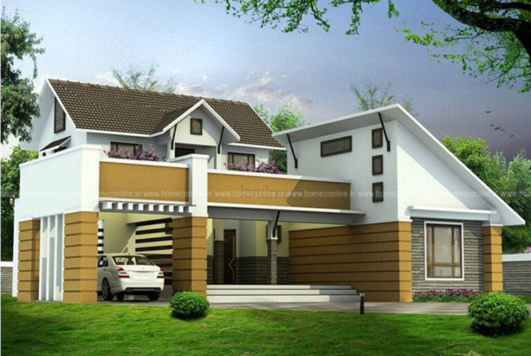 3 BHK contemporary model home