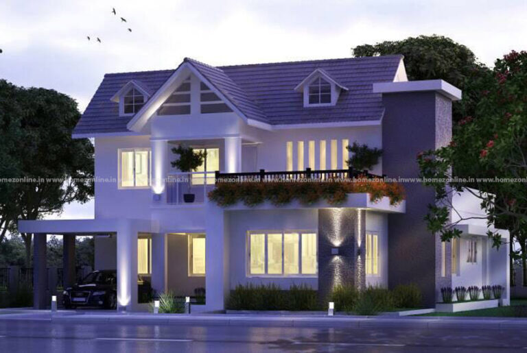 3 bedroom duplex house plan
