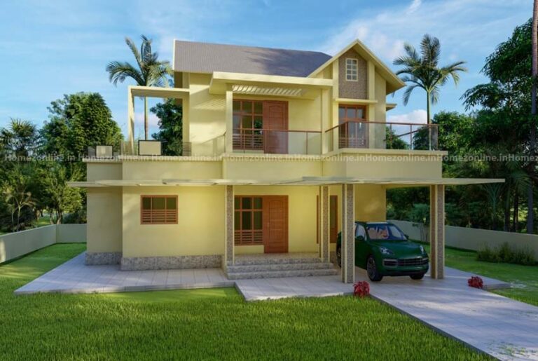 3 bhk duplex contemporary home