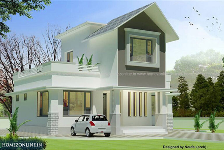 Appealing mixed roof home