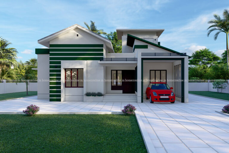 Attractive 2 bhk home design