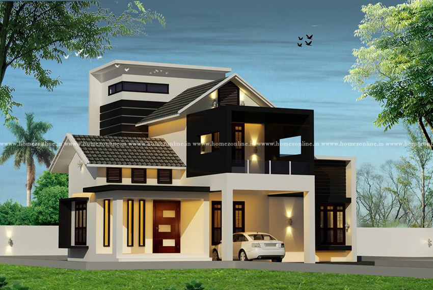 Beautiful home design on double sotrey