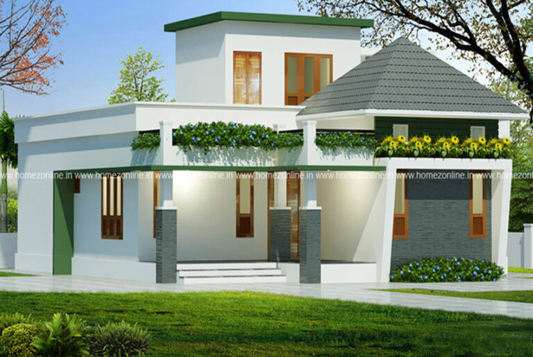 Contemporary simplex home