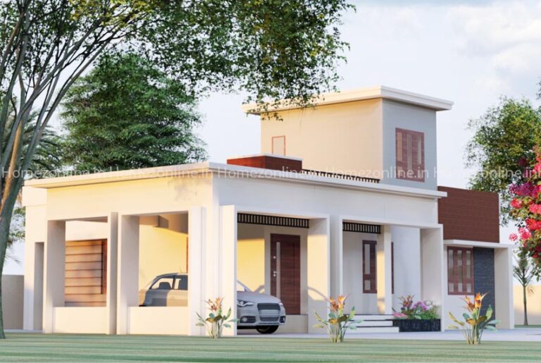 Delicately designed simplex home