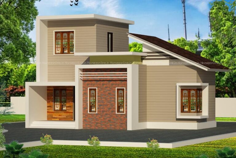 Elegant-small-home-design-with-modern-roof-style-