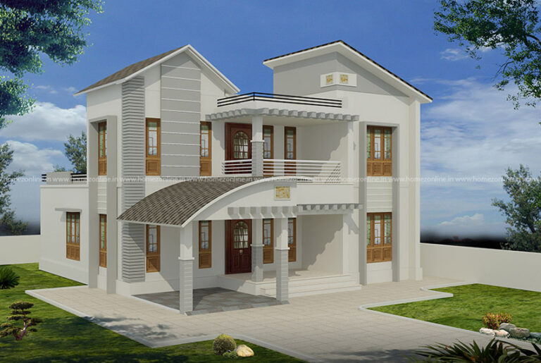 Front balcony design house
