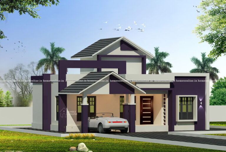 Lovely single floor house design