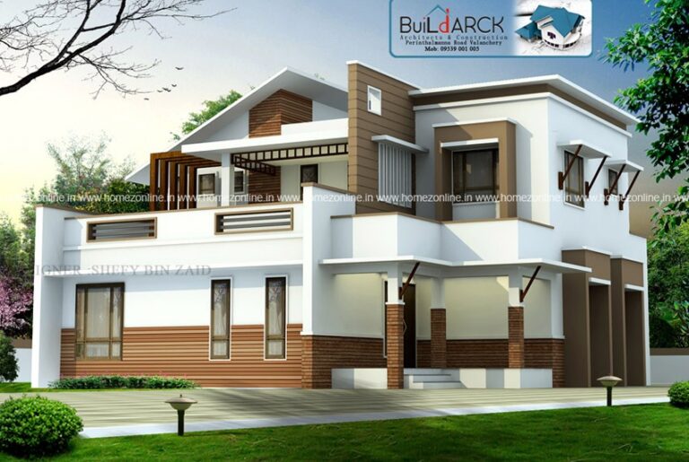 Modern 4 BHK home design