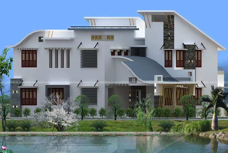 Modern contemporary home plan