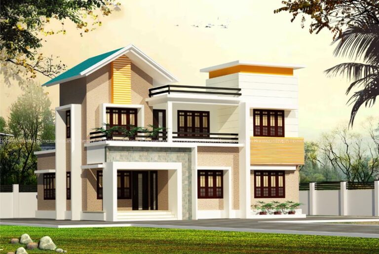 Modern-decorative-double-storey-home-