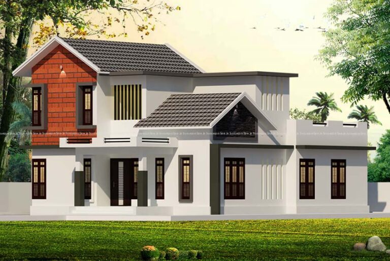 Modern double storey house