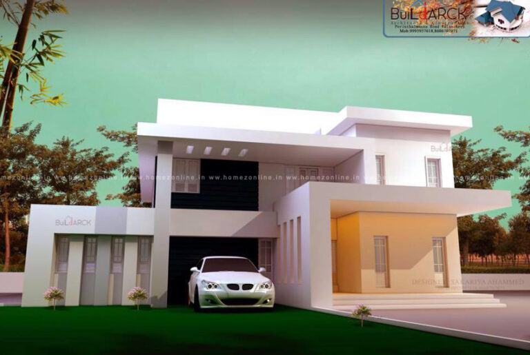 Modern home exterior