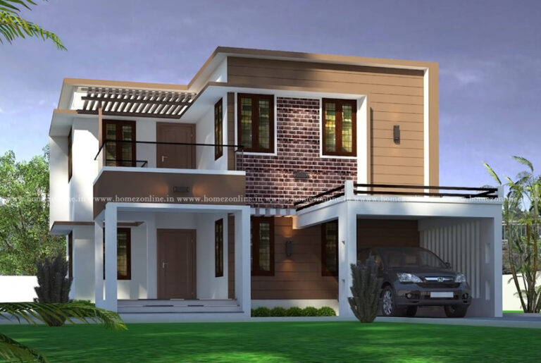 Modern-house-elevation-of-a-double-storey-plan