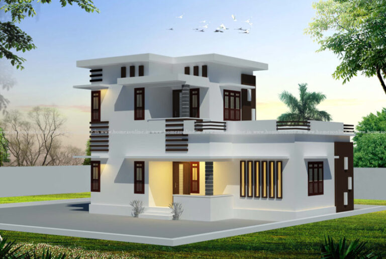 Modern house roof design