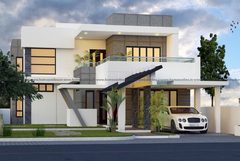 Modern two storey home design