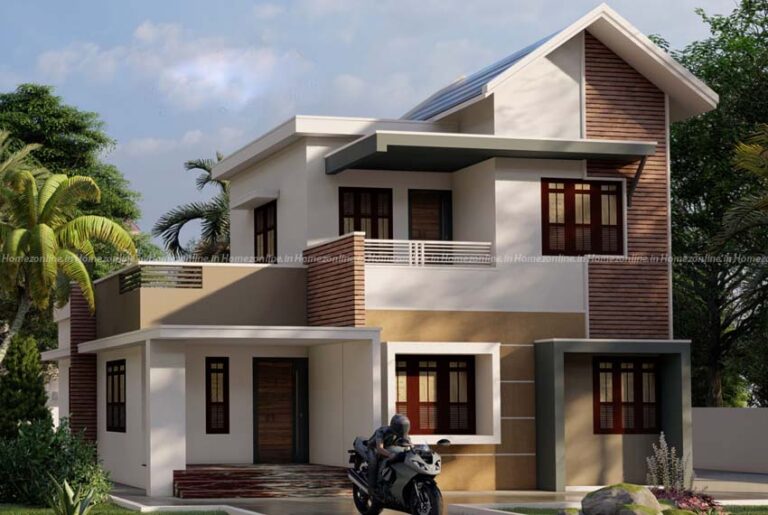 Simple and elegant duplex house