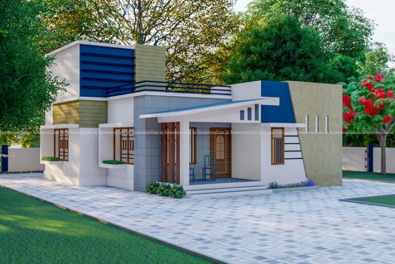 Simplex 2bhk home with comely exterior