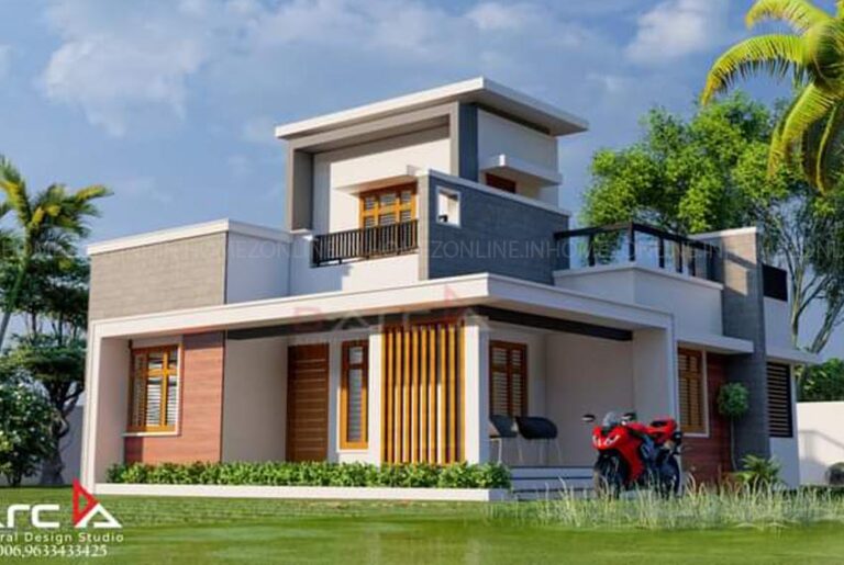 Simplex home design with eye catching exterior