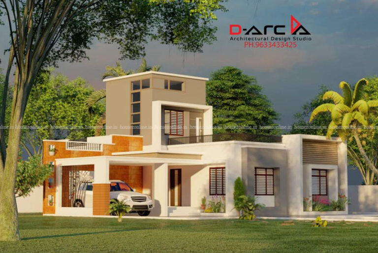 Single floor home with admirable design