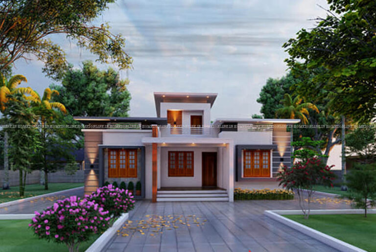 Single storey home elevation