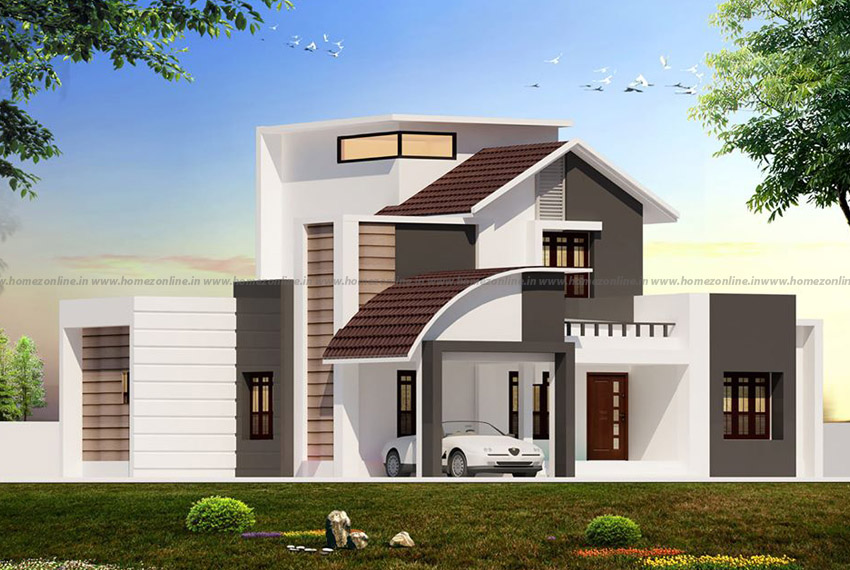 Small double story house design