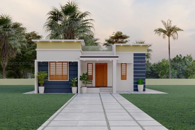 Small home design with cute exterior