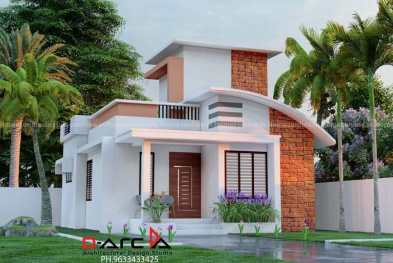 Small home design with pretty exterior