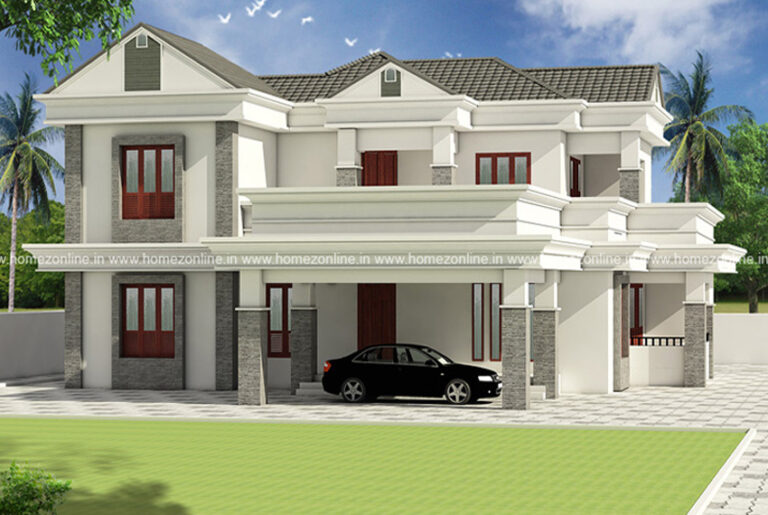 Traditional two storey house