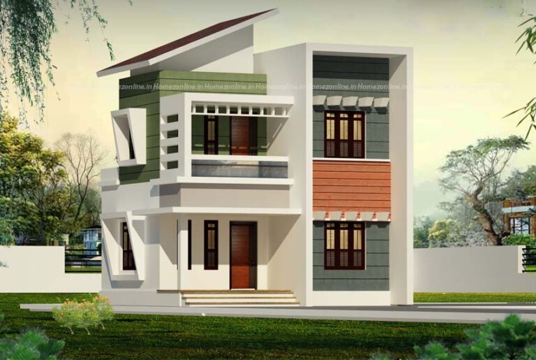 Two-storey-small-house-with-contemporary-style