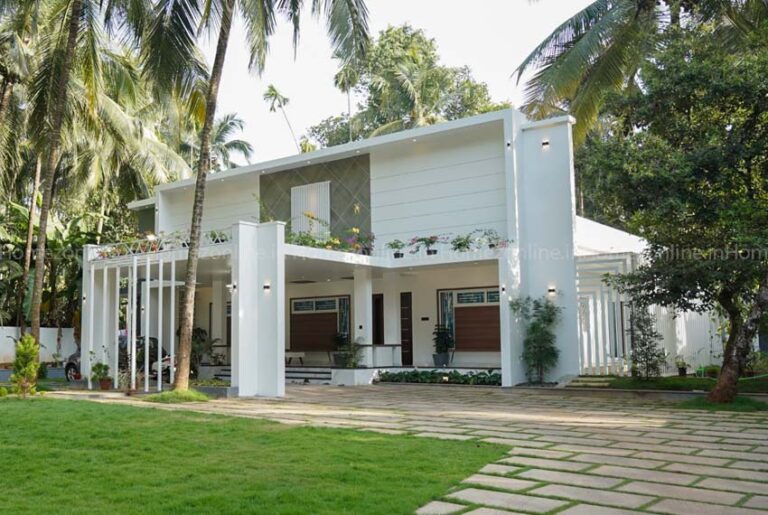 double storey house with mind blowing exterior