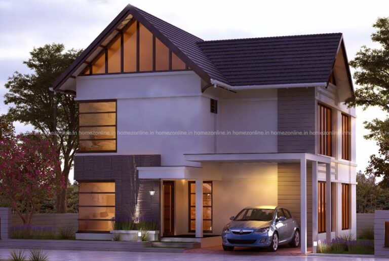 duplex house design with excellent outdoor