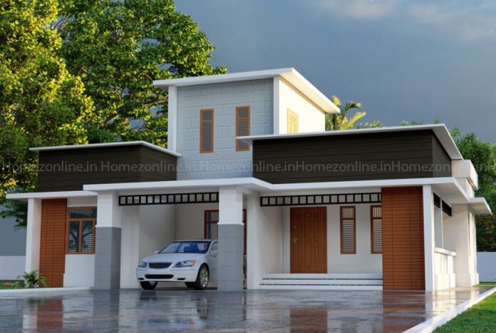 Simplex-home-with-classy-elevation Simplex home with classy elevation