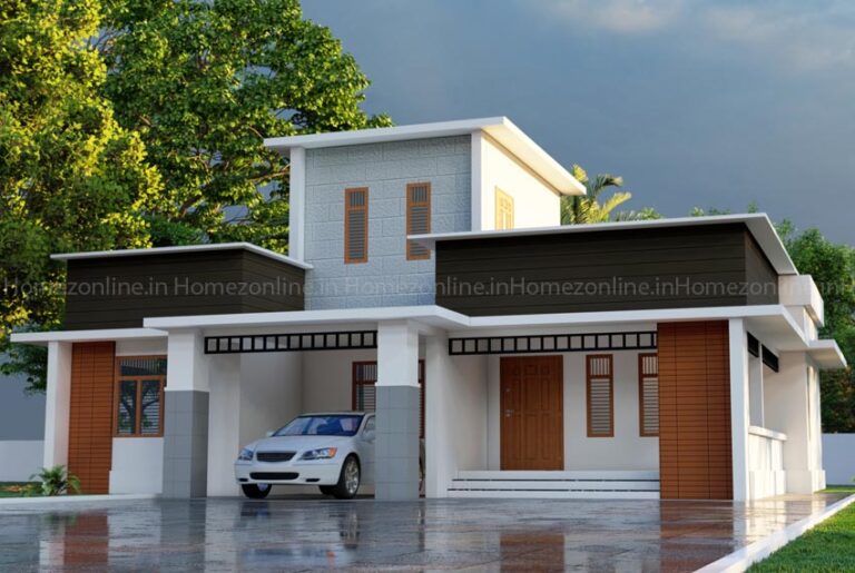 Simplex home with classy elevation