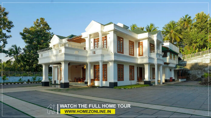 Modern double storey home design with artistry interior design