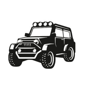 Jeep metal wall decor for living, hall and bedroom