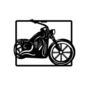 Motorcycle metal wall decor for living, hall and bedroom