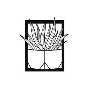 Plant metal wall decor for living, hall and bedroom