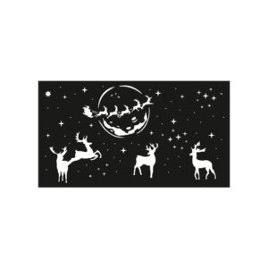 Reindeer metal wall art for living, hall and bedroom