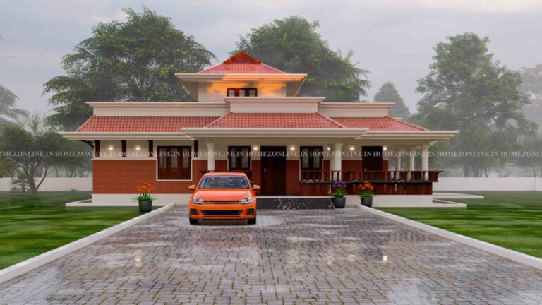 Elegant kerala style home design